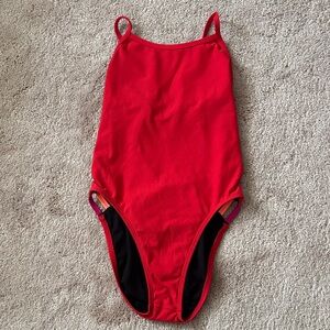 Jolyn Red Women's Swim One Piece